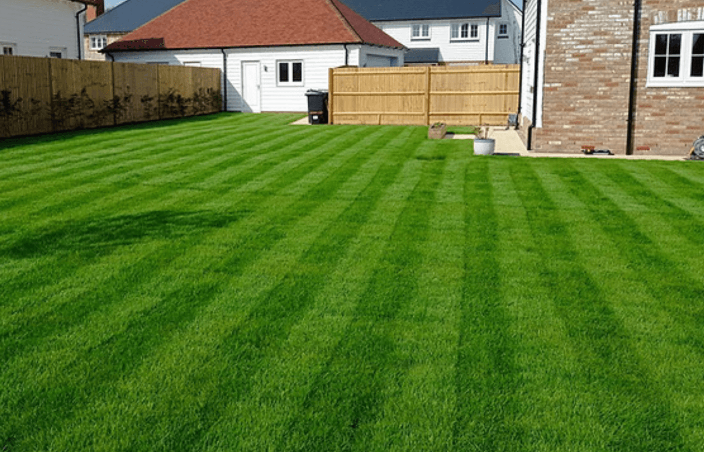 Lawn Cutting Rows